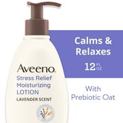 Aveeno Stress Relief Moisturizing Lotion with Lavender Scent, 12 fl. oz