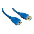 thumbnail image 1 of Micro Connectors E07-306AMB-BL 6 Feet Superspeed USB 3.0 Cable Type A to Micro B, 1 of 1