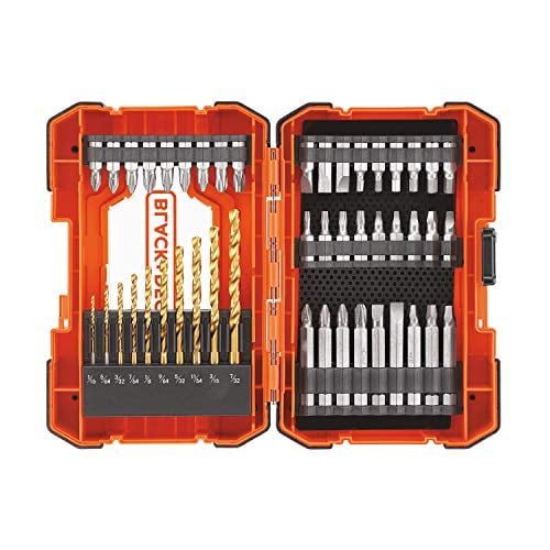 BLACK+DECKER 46-Piece Screwdriver/Drill Bit Set