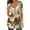 Khaki, variant on Summer Tops For Women Trendy With Sleeves Womens Summer Tops Short Sleeve Womens Blouses For Work Professional V Neck T Shirts For Women Plus Size Cotton