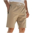 thumbnail image 4 of Mlzmgr Athletic Short Pants for Men with Pockets Drawstring Elastic Waisted 7" Inseam Outdoor Active Sports Casual Shorts, 4 of 8