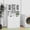 White 01, variant on Wooden Cabinets, Ironing Cart with Rolling Ironing Board, Multipurpose Ironing Cabinet with Wheels, Compact Ironing Solution for Laundry Room, Bedroom,Cloakroom-White, White Living Room Cabinets