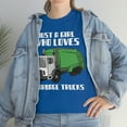 thumbnail image 3 of Trash Day Just A Girl Who Loves Garbage Trucks T-Shirt, 3 of 4