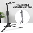 thumbnail image 2 of Foldable Digital Wind Instrument Stand Adjustable Metal Aerophone Holder Musical Instrument Stand, 2 of 6