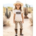 thumbnail image 3 of Mama and Mini Leopard Checkered Matching Shirts Mommy and Me Trendy Graphic Tee - SOLD SEPARATELY Natural Shirt Youth Small, 3 of 8