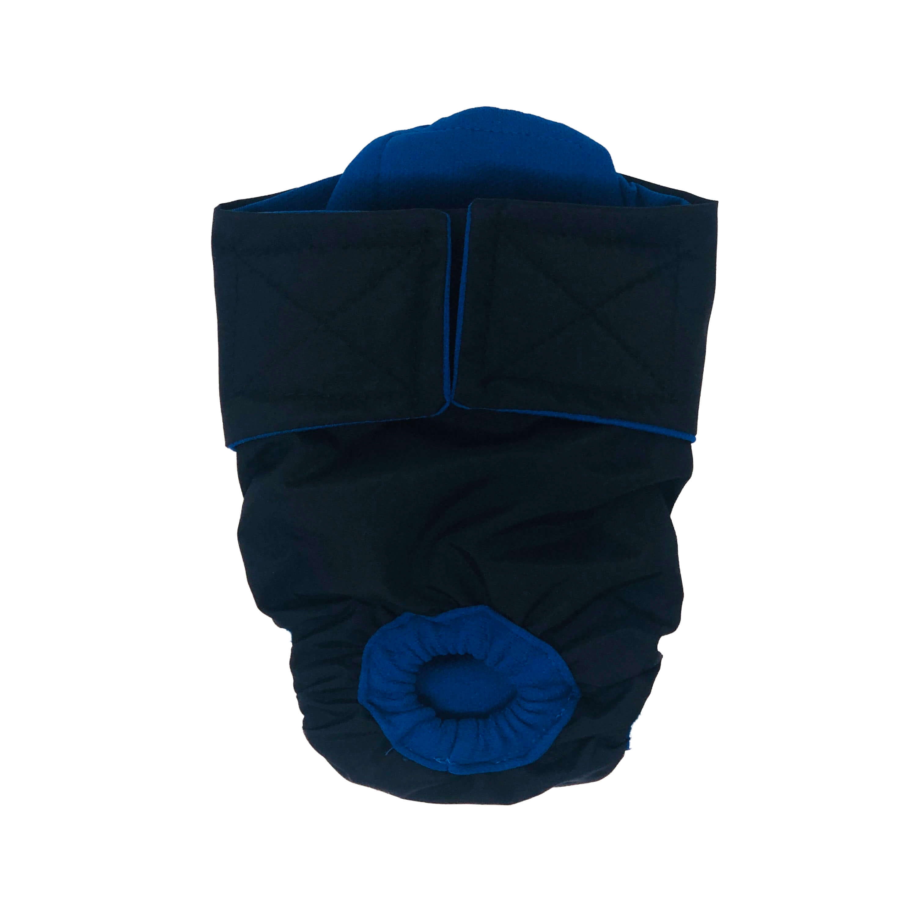 Barkertime Black Waterproof Premium Dog Diaper - Made in USA