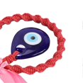 thumbnail image 3 of Blue Eye Car Hanging Ornament Stylish Innovative Hand Woven Blue Eye Hanging Pendant for Car Rearview Mirror Home Decor Red, 3 of 3