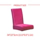 thumbnail image 4 of Moyic Funda elástica para silla de comedor, multicolor, resistente al desgaste, Universal, las cuatro estaciones, estilo Simple, fundas reclinables, Decoración del hogar Fucsia Moyic HA012485-05, 4 of 6