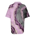 thumbnail image 4 of ALLLIST V-Neck Summer Tops Purple Short Sleeve Graphic Casual T-Shirts Printed Spring Blouses, 4 of 5