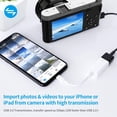 thumbnail image 5 of Atck Upgraded USB Camera Adapter ，Upto 500mAh， USB 3.0 OTG Cable Compatible, Support 13 and Before, USB Flash Drive, U Disk, Mouse, Keyboard, White, 5 of 8