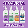 thumbnail image 4 of Gel Désinfectant pour les Mains Parfumé, 500 ml, Lot de 4, 4 of 8