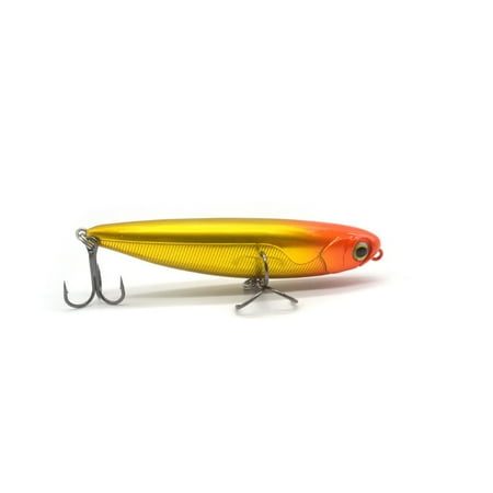 Topwater Pencil 6G/12G Surface Walker Fishing Lure Artificial Saltwater Bass Hard Bait Tackle Walk Z-Shaped Dog Stream River A 1 6g 60mm