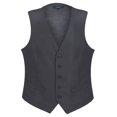 thumbnail image 1 of Gioberti - Chaleco formal para hombre, color carbón, talla 5XL, 1 of 5