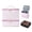 Pink, variant on Portable Double Layer Cosmetic Bag, Large Capacity Nail Polish Organizer Case for Travel, Makeup Tote with 2 Compartments Zipper Pocket, Holds 30 Bottles Nail Polish,Purple