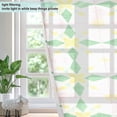 thumbnail image 4 of Yayeee Window Curtains Light Filtering 63"x42" Grommet Panel Pair Home Living Room Decor, Retro Yellow Stars, 4 of 7