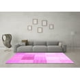 thumbnail image 3 of Ahgly Company Indoor Rectangle Abstract Pink Contemporary Area Rugs, 2' x 3', 3 of 4