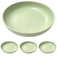 thumbnail image 4 of 4 Pcs 8.5 in Ceramic Pasta Bowls Set, Large Shallow Dinner Dishes, Stackable Versatile Serving Plates for Salad, Soup & Cereal, Microwave and Dishwasher Safe, 4 of 7