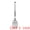 Silver, variant on Unique Bargains Kitchen Heat-Resistant Cooking Tool with Long Handle Silver 13x3.1 in