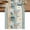 Green Blue, variant on Starfish Coastal Table Runner, Summer Ocean Blue Coral Conch Seagrass Washable Cotton Linen Table Runners 48 Inches Long, Dresser Scarf Runner for Nightstand/Coffee/End Tables 13''x48''