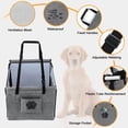 thumbnail image 3 of Mistaha Pet Car Seat Protector with Mesh Window and Storage Pocket, Stable Structure for Safe and Comfortable Travel - Oxford Cloth, Gray, 3 of 6