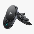 thumbnail image 1 of Cargador inalámbrico para coche HURMAI Qi2 con ranura para CD MagSafe de 15 W, 1 of 8