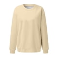 thumbnail image 4 of Gkeoshab Womens Sweaters Women's Long-Sleeve Loose-Fit Round-Neck Sweater for Fall and Winter A L, 4 of 7