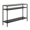 thumbnail image 3 of Henn&Hart 42" Blackened Bronze Metal Console Table, 3 of 7