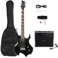 thumbnail image 2 of Glarry 37 inch Electronic Guitar with Amplifier for Beginner, Black, 2 of 7