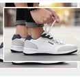 thumbnail image 6 of RotHome Mens Casual Loafers Shoes White Breathable Comfortable Wide Width Fashion Sneakers Lightweight Slip-On Design with Arch Support for Everyday Wear Office, 6 of 9