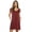 Burgundy, variant on Just Love Modal Trapeze Dress / Dresses for Women (Black, Medium)
