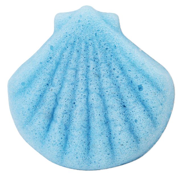 Esponja Facial Natural perfecl Puff Azul 6.5 x 6.5 cm