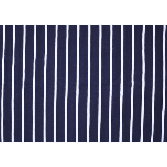 Ahgly Company Indoor Rectangle Abstract Blue Contemporary Area Rugs, 5' x 8'