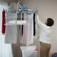 thumbnail image 5 of BESTYASH 1-Piece Rectangular Laundry Drying Rack, Space-Saving Design Perfect for Dorm Rooms and Small Living Areas, 5 of 8
