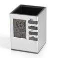 thumbnail image 2 of LED Alarm Clock with LCD Temperature Display and Pen Holder, 2 of 5