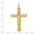 thumbnail image 3 of 14k Large Textured Cross Pendant, 3 of 3