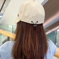 thumbnail image 3 of Women's Casual Solid Color Wide Brim Baseball Cap - Breathable Sun Protection for Sports & Beach!, 3 of 4