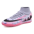 thumbnail image 3 of Zapatillas de fútbol ultraligeras para hombre, zapatos de fútbol para exteriores, botas de entrenamiento FG/TF cómodas, zapatillas transpirables antideslizantes, 3 of 5