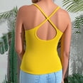thumbnail image 4 of BUIGTTKLOP Tank Tops for Women Square Neck Spaghetti Strap Camisole Tops Summer Basic Cami Shirts, 4 of 6