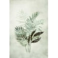 thumbnail image 2 of Haase, Andrea 11x14 White Modern Wood Framed Museum Art Print Titled - Tropical Night in Green III, 2 of 4