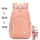 thumbnail image 1 of Mochila escolar para niña y mujer, morral escolar para adolescentes y niños, color rosa, de clase primaria alta Fivean unisex, 1 of 2
