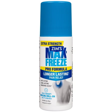 Zim’s Max-Freeze™ PRO Extra Strength Pain-Relieving Cooling Roll-on, 3 oz