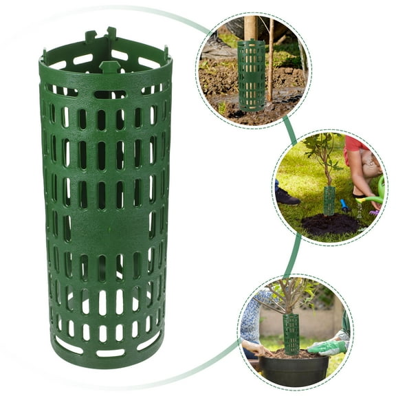 WHAMVOX Tree Trunk Protector for Outdoor Use with Easy Install Green and PP Material Fits Most Trees 5 Pcs