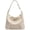 White, variant on CoCopeaunt Fashion Tassel PU Leather Shoulder Bag for Women Casual Vintage Hobo Handbag Purse