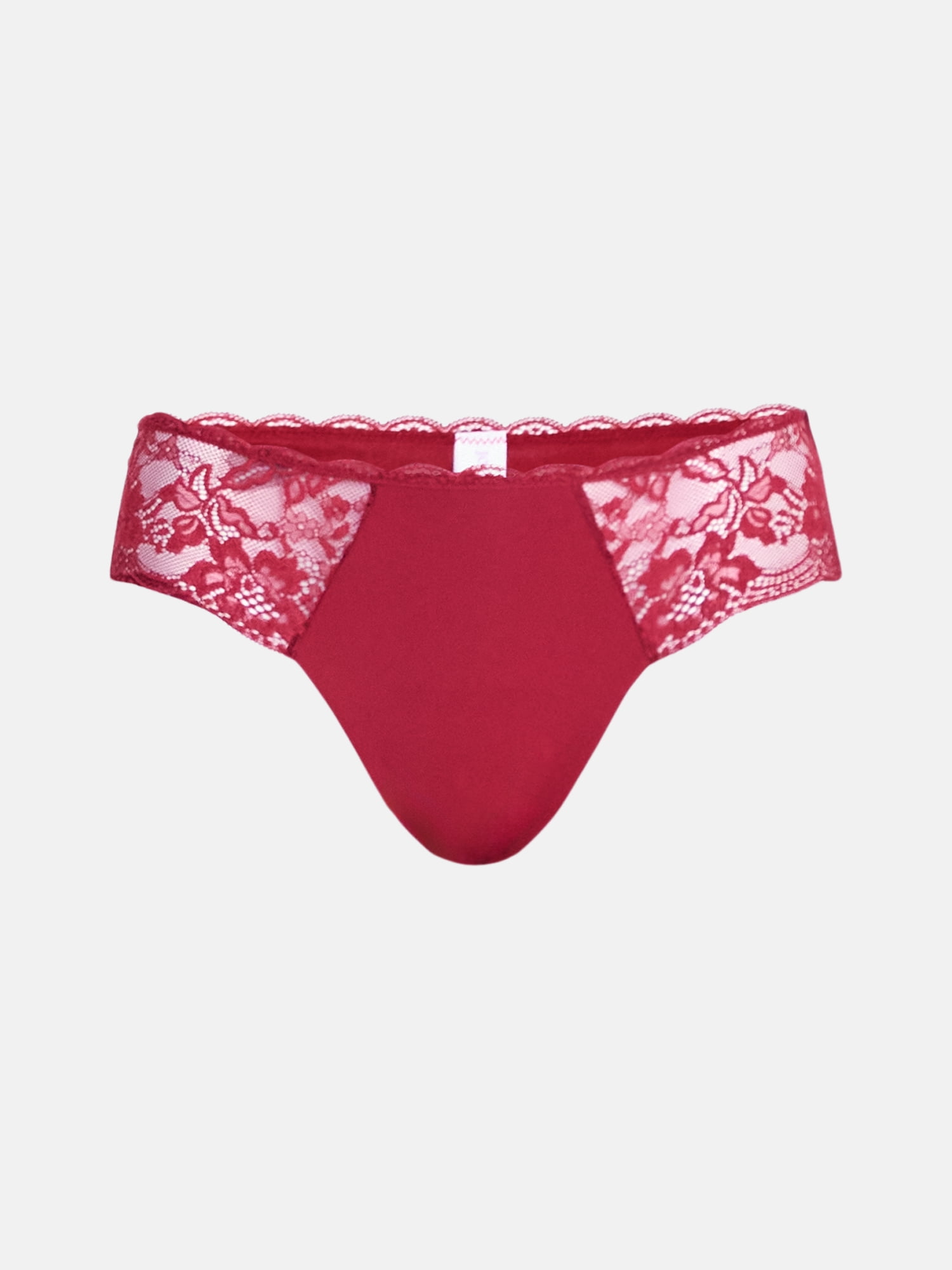 Joyspun Women's Microfiber and Lace Hipster Panties, 3-pack, Sizes to 3XL