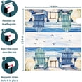 thumbnail image 6 of Summer Beach Life Mailbox Covers Nautical Coastal Theme Mailbox Covers Magnetic Standard Size 25.5x21 Inch Blue Ocean Seagull Waterproof Mailbox Wraps Post Letter Box Covers Garden Yard Outdoor Decor, 6 of 6
