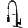 thumbnail image 1 of Kingston Brass GS8775CTL Single Lever HandlePull Down Kitchen Faucet, Oil Rubbed Bronze, 1 of 2