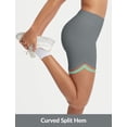 thumbnail image 3 of BALEAF Womens 5" Biker Shorts High Waisted Workout Spandex Short Tummy Control Gym Yoga Athletic with Pocket Dark Gray M, 3 of 7