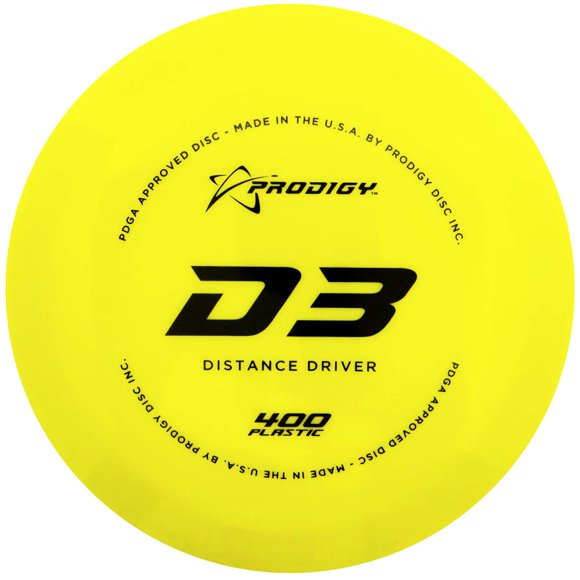 Prodigy Disc 400 D3 Driver Stable Disc Golf Distance Driver Extremely Durable Designed for All Players Colors May Vary (170-174g)