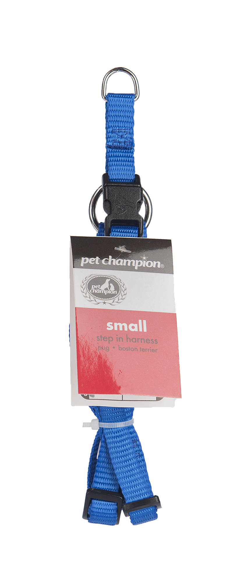 Pet Champion Extra Small/ Small 8-14 inch Chest Bold Polyester Step-In Halter Dog Harness, Royal Blue