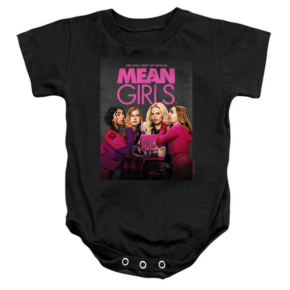 Mean Girls Musical Poster Unisex Infant Snap Suit for Baby (18 Months) Black